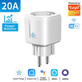 Enchufe Inteligente WiFi con Monitor de Consumo Compatible con Alexa y Google Home