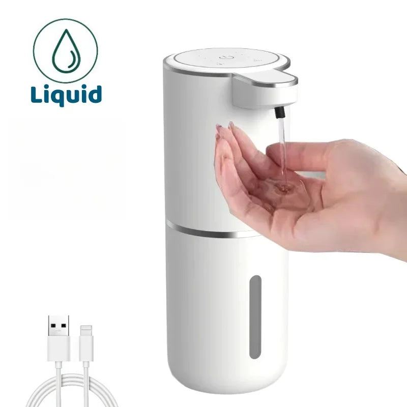 Dispensador Automático de Jabón con Sensor Recargable USB