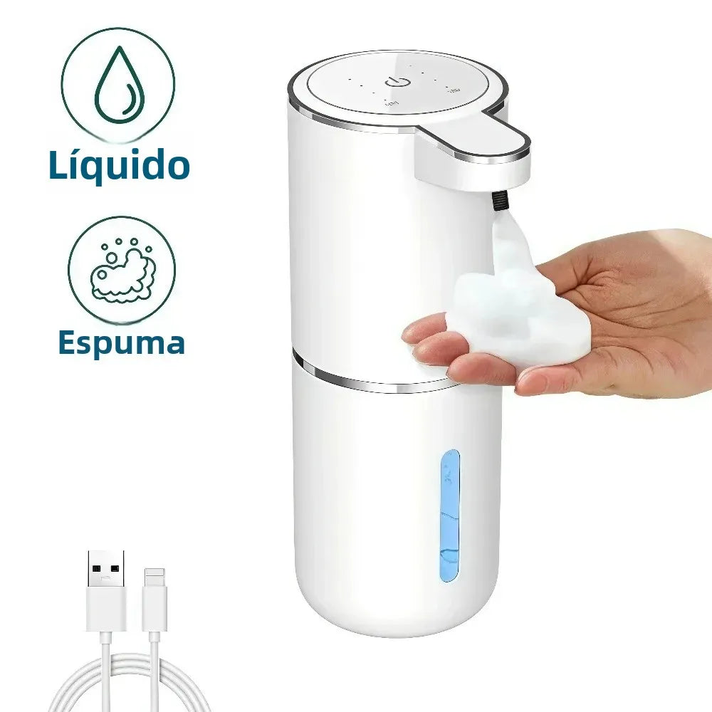 Dispensador Automático de Jabón con Sensor Recargable USB